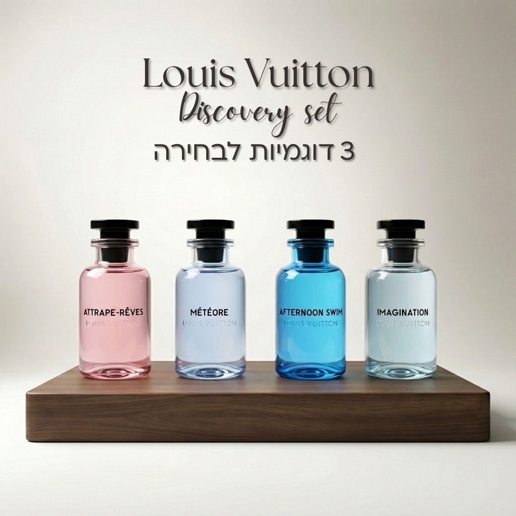 מארז דוגמיות louis vuitton discovery set 3 piece - לואי ויטון מארז 3 דוגמיות