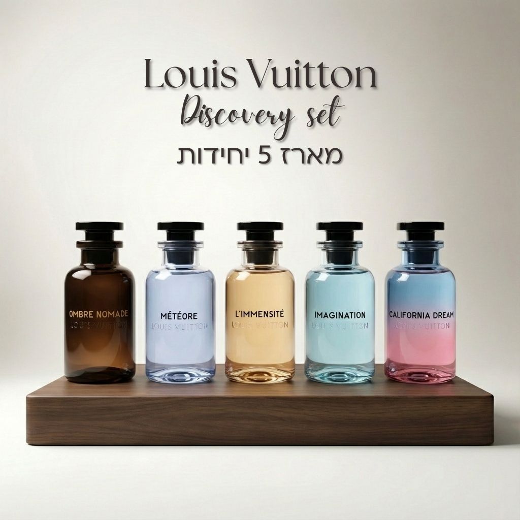 מארז דוגמיות louis vuitton discovery set 5 piece - לואי ויטון מארז 5 דוגמיות