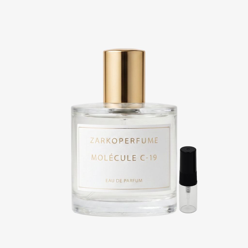 דוגמית בושם zarko perfume molecule c19 the beach - זרקו פרפיום מולקול c19 דה ביץ' 2 מ"ל